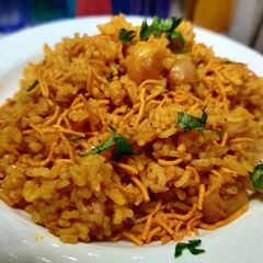 A picture of Instant Maggie masala rice.