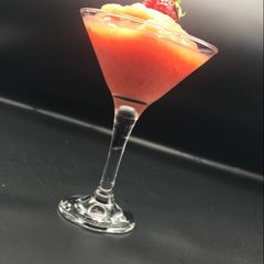 A picture of Strawberry Rosé Slushy.