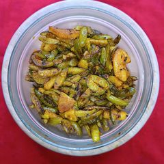 Ivy Gourd and Potato Dry Subji A picture of Ivy Gourd and Potato Dry Subji.
