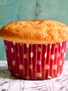 A picture of Strawberry and White Chocolate Chip Muffins.