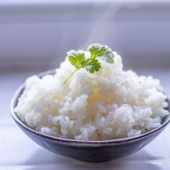 A picture of Perfect cooked Japanese rice.