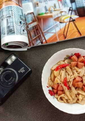 Foto resep Tumis jamur sosis