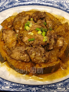 粉蒸南瓜~電鍋簡易版 的食譜成品照片