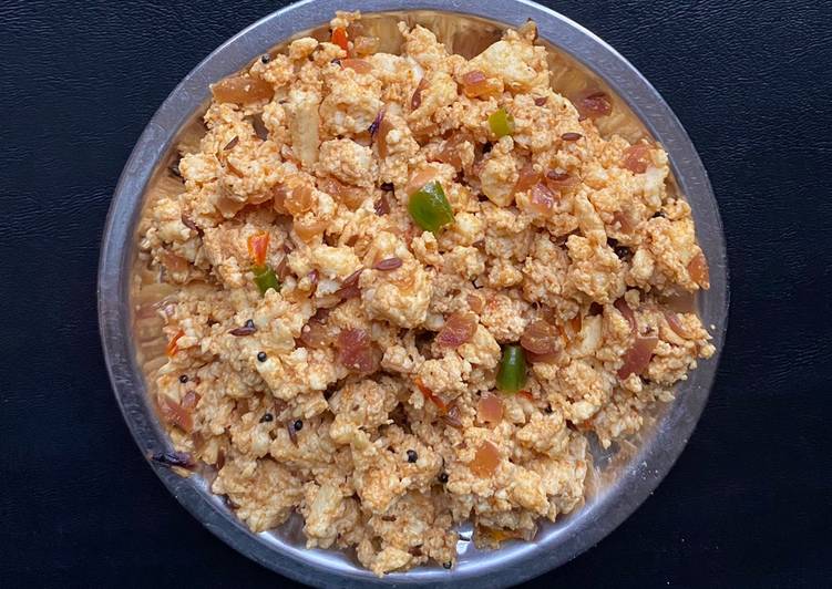 Recipe of Award-winning Paneer Bhurji