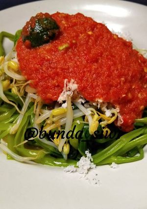 Foto resep Pelecing kangkung khas Lombok