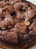 Torta vegan cioccolato e banane