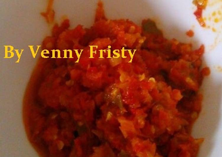 Sambal lado paprika merah