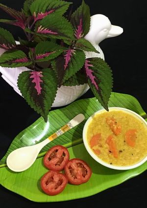 A picture of Dalia Carrot Khichdi.
