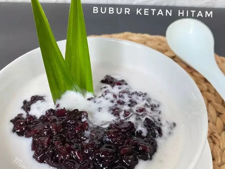 Langkah Gampang Membuat Resep Bubur Ketan Hitam Kental Gurih yang Lezat Sekali Anti Ribet, Lezat