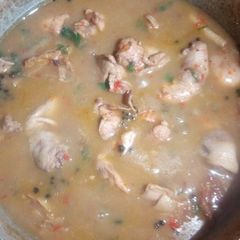 A picture of Nsala soup.