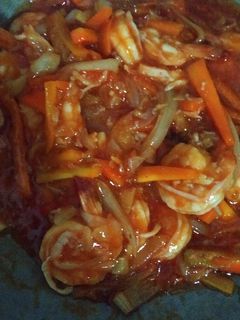 Foto resep Udang asam manis