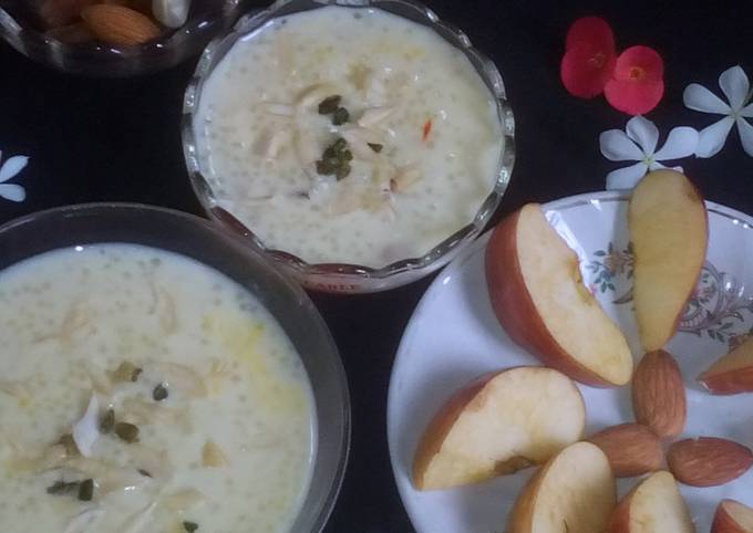 Steps to Prepare Homemade Kesaria sabudana kheer