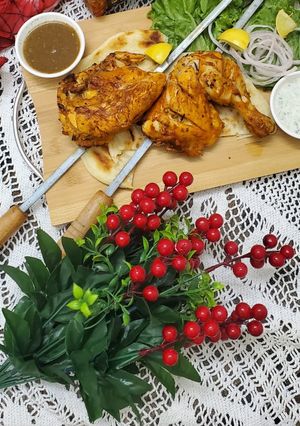A picture of Chicken tikka.