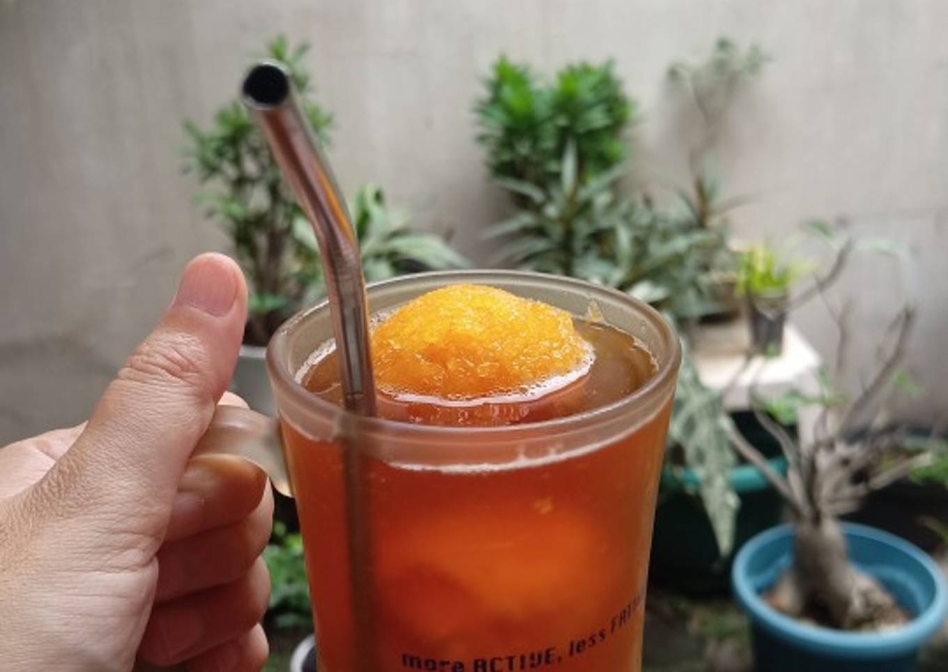 Mango sorbet tea