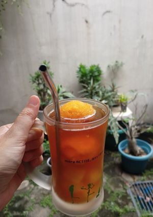 Foto resep Mango sorbet tea