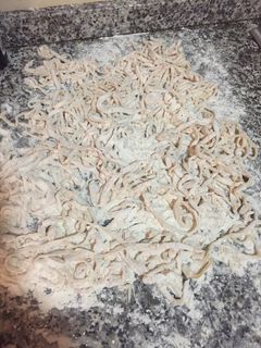 Una foto de Fideos caseros