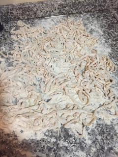 Una foto de Fideos caseros