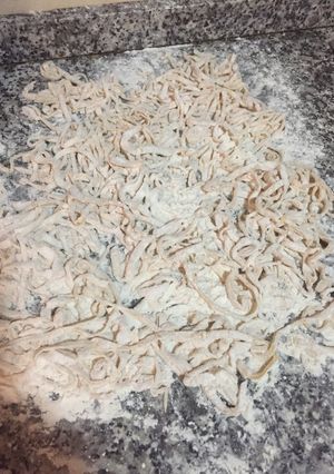 Una foto de Fideos caseros