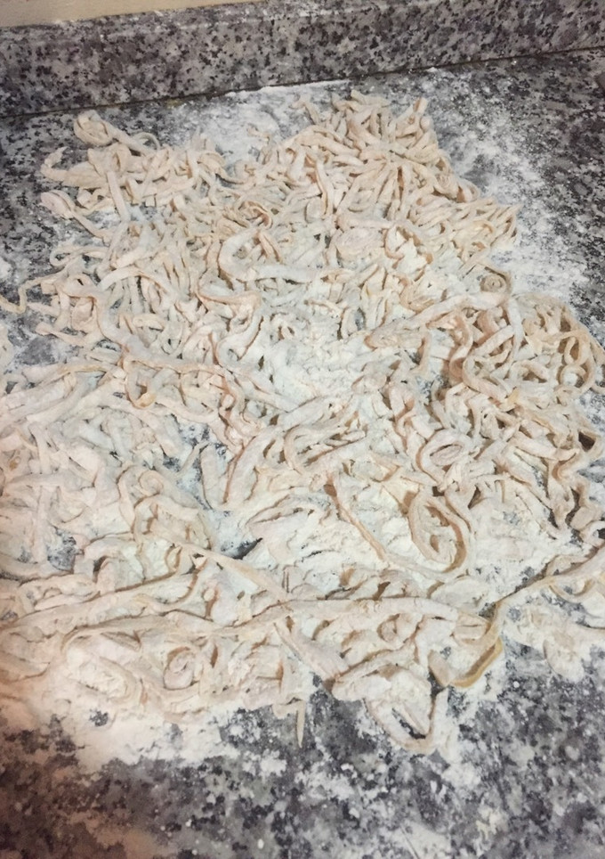 Una foto de Fideos caseros