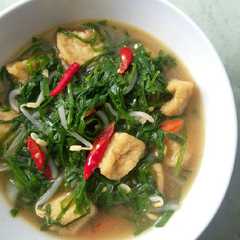 A picture of Tumis Kucai Tahu.