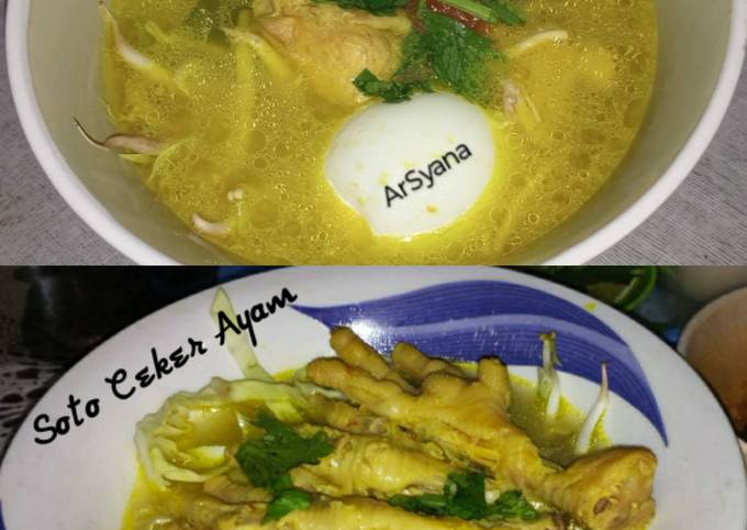 Resep Soto Ayam Ceker Oleh F Mikayla Arsyana Cookpad