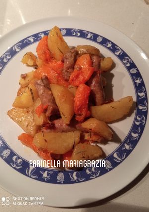 Foto di Salsiccia patate e zucca km zero 👩‍🍳❤️