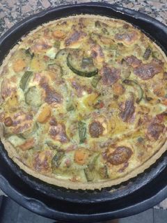 Una foto de Tarta de verduras con masa casera