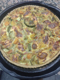 Una foto de Tarta de verduras con masa casera