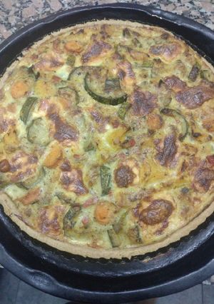 Una foto de Tarta de verduras con masa casera