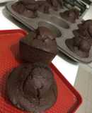 Muffins de chocolate fit