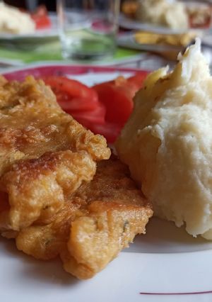 Una foto de Milanesa de pescadilla