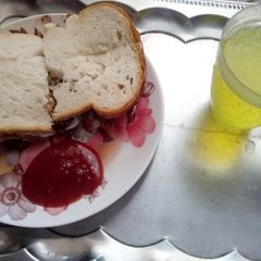 A picture of Shami Kabab Sandwich.