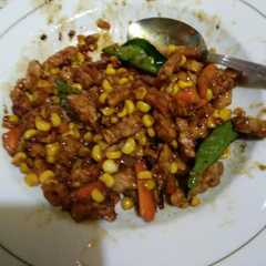 Foto resep Oseng tempe jagung manis