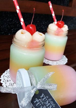 Foto resep Silky pudding || jelly