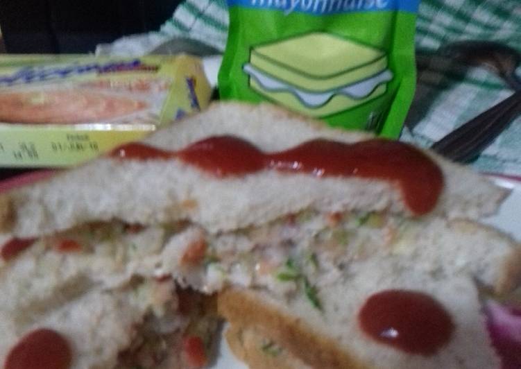 Veg mayo sandwich