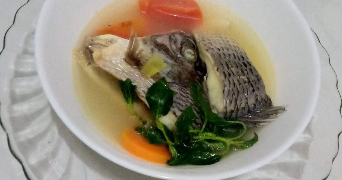 Resep Sup Ikan Nila Daun Kemangi Oleh Fafa Hany Cookpad