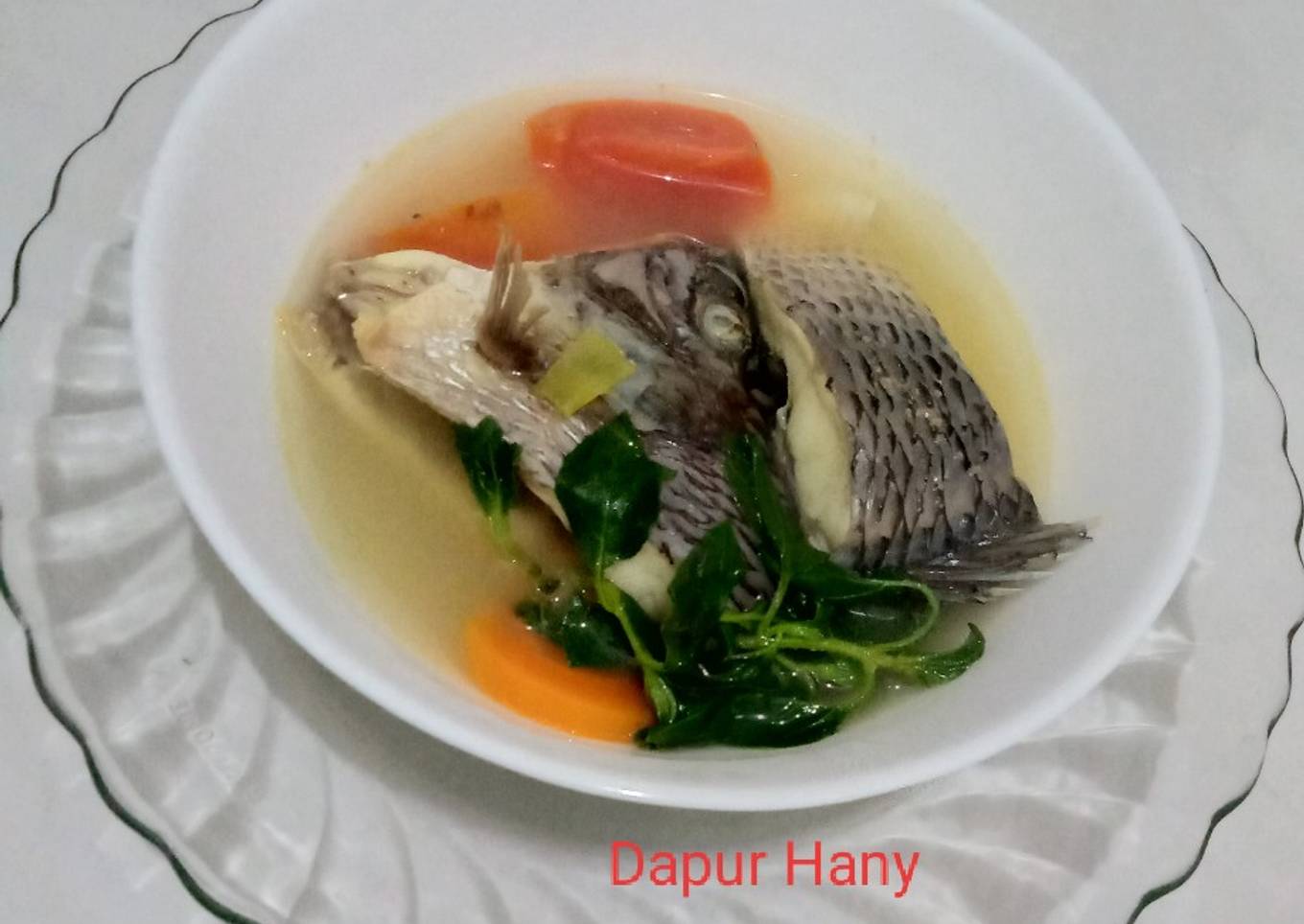 Sup Ikan Nila daun kemangi