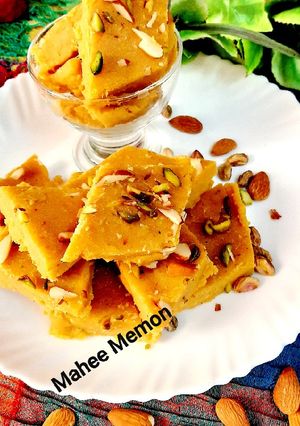 A picture of Chana daal halwa.