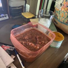 A picture of Dad’s Salsa.