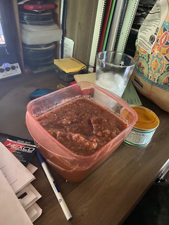 A picture of Dad’s Salsa.