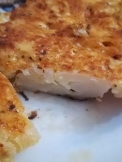 Una foto de Coliflor con queso al horno