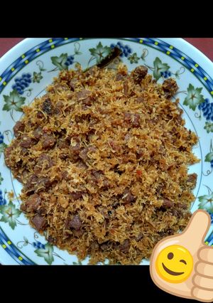 Foto resep Serundeng Daging Sapi/Ragi Sapi Gurih & Manis👌 #KitaBerbagi