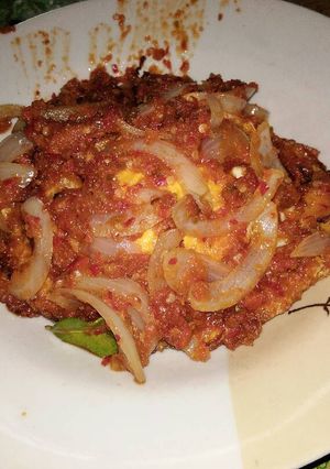 Foto resep Balado telur ceplok