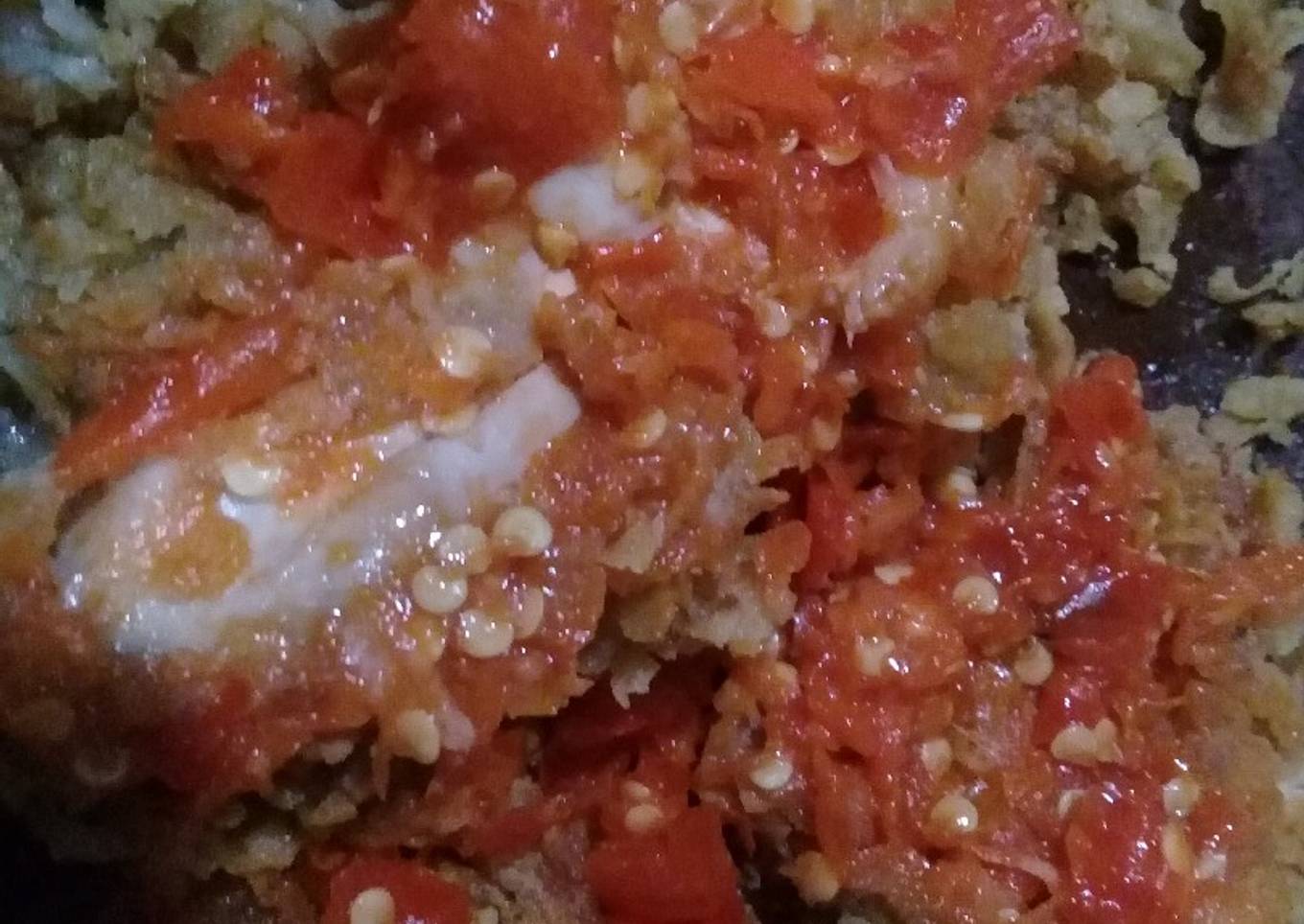Ayam geprek sambal bawang kentucky super kriwil
