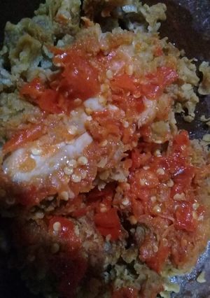 Foto resep Ayam geprek sambal bawang kentucky super kriwil