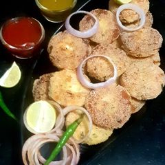 A picture of Dahi kabab.