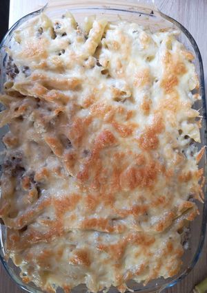Tejfölös húsos tészta recept fotója