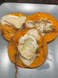 Roasted Butternut Squash with Goat Cheese and Honey