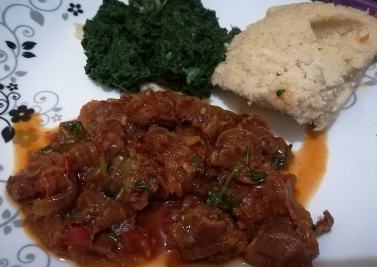 Gizzard stew