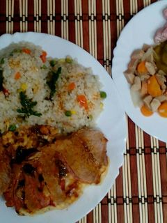 Zsebes karaj 🍖🍄🍅 recept fotója